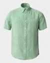 Eton Men's Signature Linen Contemporary Fit Short-sleeve Shirt
