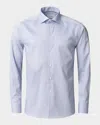 Eton Men's Signature Oxford Basketweave Slim-fit Sport Shirt In Blue