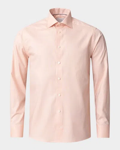 ETON MEN'S SIGNATURE OXFORD BASKETWEAVE SLIM-FIT SPORT SHIRT