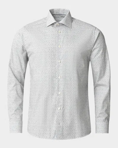 Eton Men's Signature Twill Geometric Slim-fit Dress Shirt In Multi