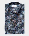 ETON MEN'S SIGNATURE TWILL PAISLEY CONTEMPORARY-FIT DRESS SHIRT