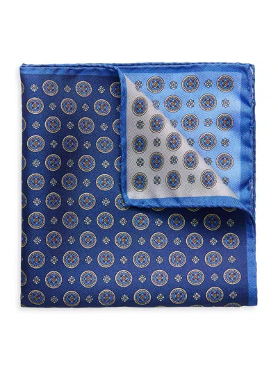 Eton Men's Silk Pocket Square In Pattern