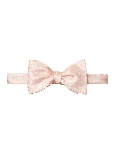 Eton Men's Silk Ready-tied Bow Tie In Pink