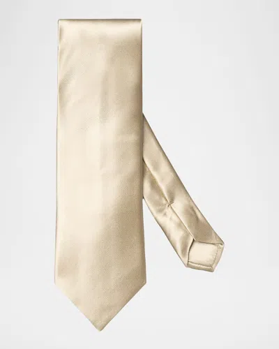 Eton Men's Silk Satin Tie In Neutral