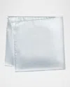 Eton Men's Silk Wedding Pocket Square In Light Blue