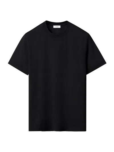 Eton Men's Silk-cotton Knit T-shirt In Black