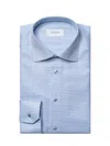 Eton Men's Slim-fit Houndstooth Dress Shirt In Blue