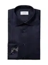 Eton Men's Slim-fit Paisley Dress Shirt In Dark Blue
