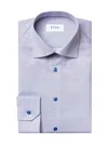 ETON MEN'S SLIM-FIT TEXTURED SOLID SHIRT