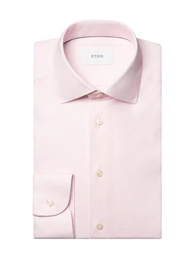 Eton Men's Slim-fit 4flex Stretch-cotton Shirt In Pink