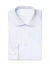 Eton Slim Fit Twill Dress Shirt In Blue