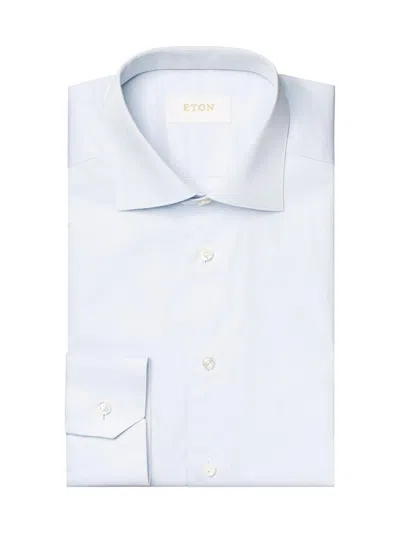 ETON MEN'S SLIM-FIT ELEVATED TWILL SHIRT