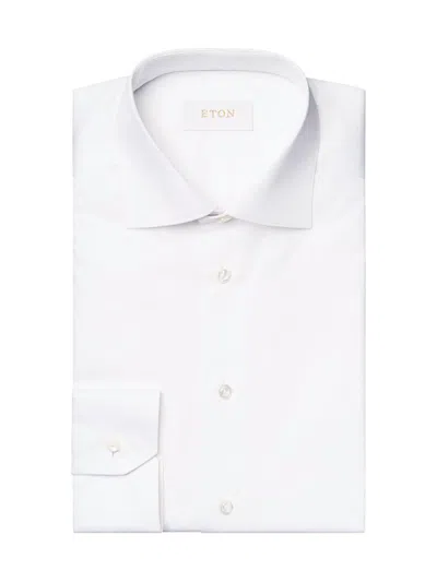 ETON MEN'S SLIM-FIT ELEVATED TWILL SHIRT