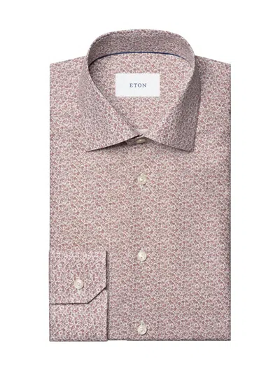 Eton Men's Slim-fit Floral Twill Shirt In Multi