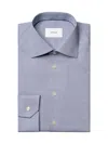 Eton Men's Slim-fit Melange Solid Button-front Shirt In Blue