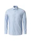 Eton Men's Slim-fit Semi Solid Button-front Shirt In Blue