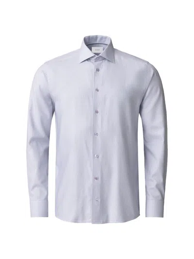 Eton Men's Slim-fit Semi Solid Button-front Shirt In Purple
