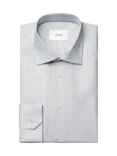 Eton Men's Slim-fit Tattersall Check Button-front Shirt In Multi
