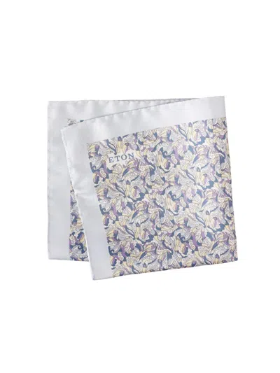 Eton Men's Toucan Silk Twill Pocket Square In Neutral
