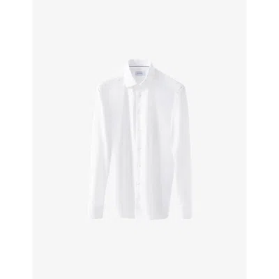 ETON MENS ETON LONG-SLEEVED SLIM-FIT STRETCH-WOVEN SHIRT