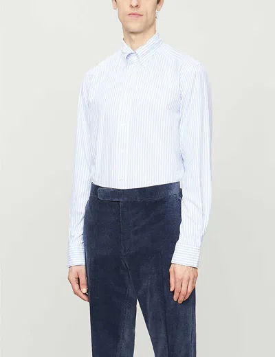 Eton Regular-fit Cotton Shirt In Blue
