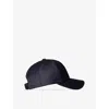 Eton Mens  Contrast-piping Brushed-texture Stretch-wool Baseball Cap In Navy Blue