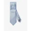 Eton Light Blue Solid Silk Twill Tie