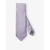 Eton Light Purple Solid Silk Twill Tie