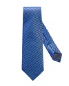 Eton Dot Silk Classic Tie In Blue