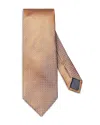Eton Micro Pattern Silk Classic Tie In Pink