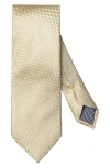 Eton Micro Silk Tie In Gold