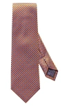 Eton Microdot Silk Tie In Multi
