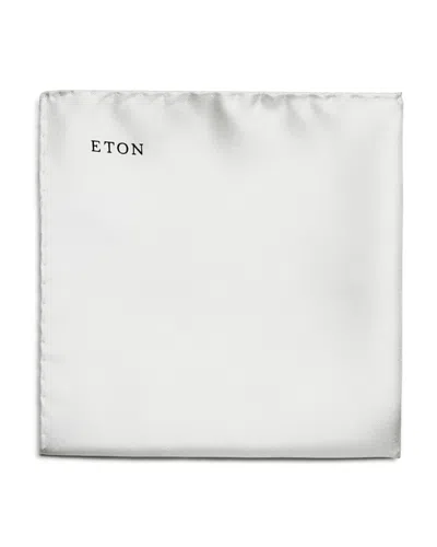 ETON OF SWEDEN SILK POCKET SQUARE,A101449990100