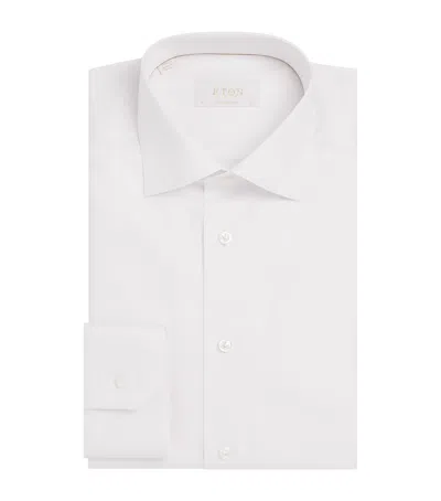 Eton Organic Cotton Elevated Contemporary-fit Shirt In Gray