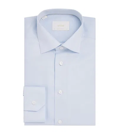 Eton Organic Cotton Elevated Shirt In Blue