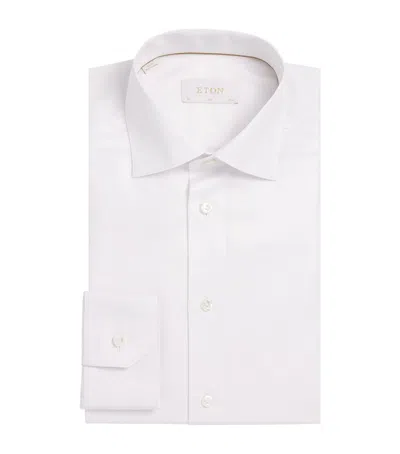 Eton Organic Cotton Elevated Slim-fit Shirt In White