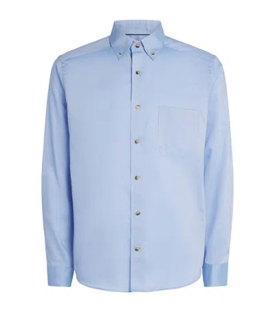Eton Organic Cotton Oxford Shirt In White
