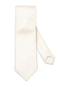 Eton Paisley Evening Silk Classic Tie In Neutral