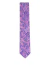Eton Paisley-pattern Silk Tie In Purple