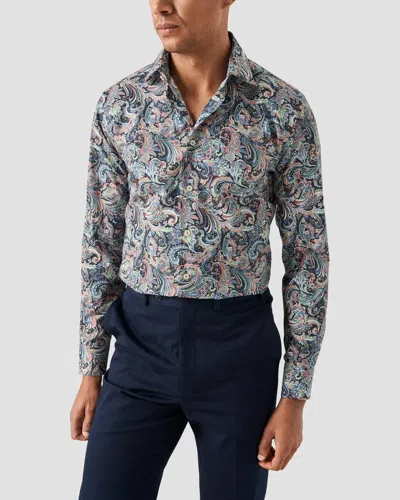 Eton Paisley Signature Twill Shirt In Multi