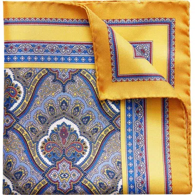 ETON ETON PAISLEY SILK POCKET SQUARE