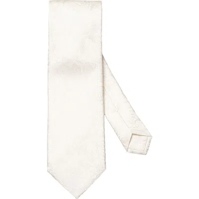 Eton Paisley Silk Tie In Natural