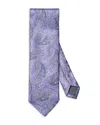 Eton Men's Paisley Silk Tie In Purple