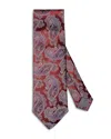 Eton Men's Paisley Silk Tie In Red