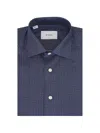 Eton Patterned Shirt In Blue