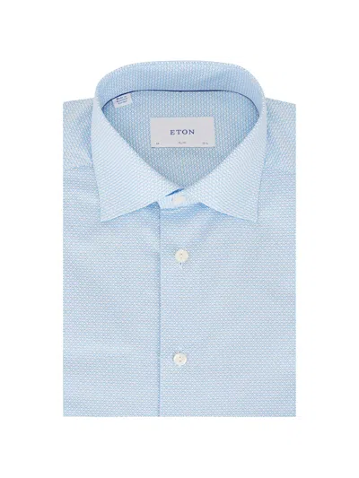 Eton Patterned Shirt In Metallic