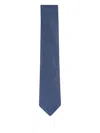 Eton Patterned Tie In Blue