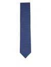 Eton Patterned Tie In Blue