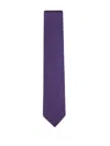 Eton Patterned Tie In Purple