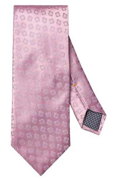 Eton Pink Medallion Silk Tie